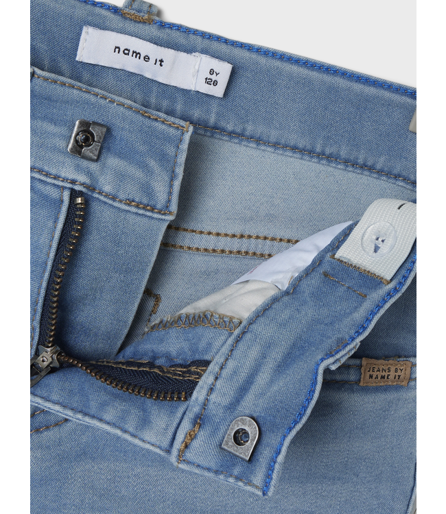 Name it zomer jeansbroek jongens - licht blauw - slim fit - NkmTheo