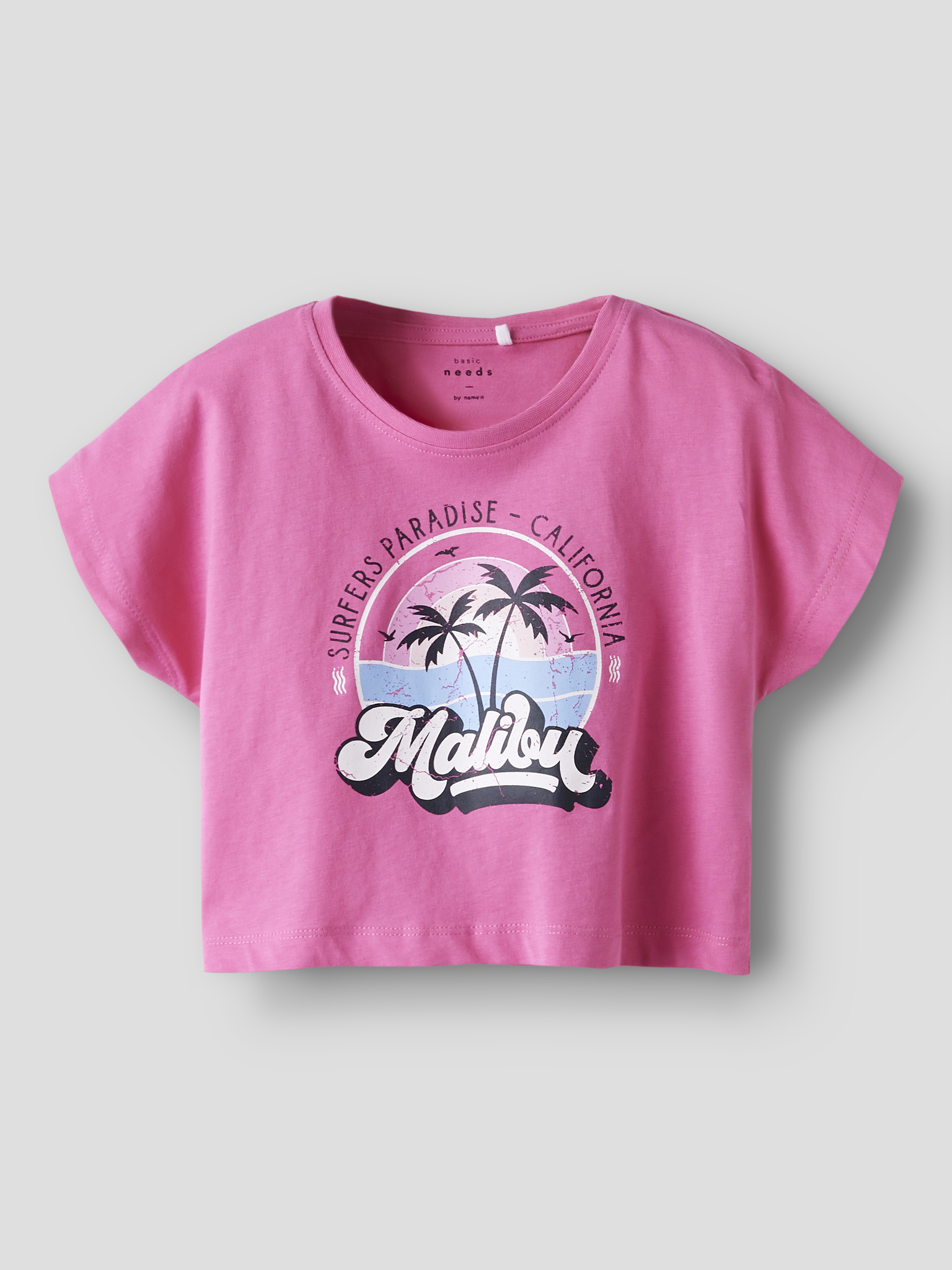 Name it zomer crop top meisjes - roze - NkfVilma afbeelding