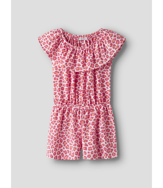 Name it zomer jumpsuit meisjes - oranje - korte mouw - NkfVinaya