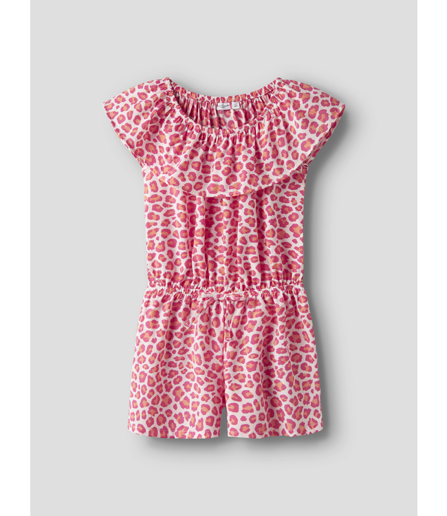 Name it zomer jumpsuit meisjes - oranje - korte mouw - NkfVinaya