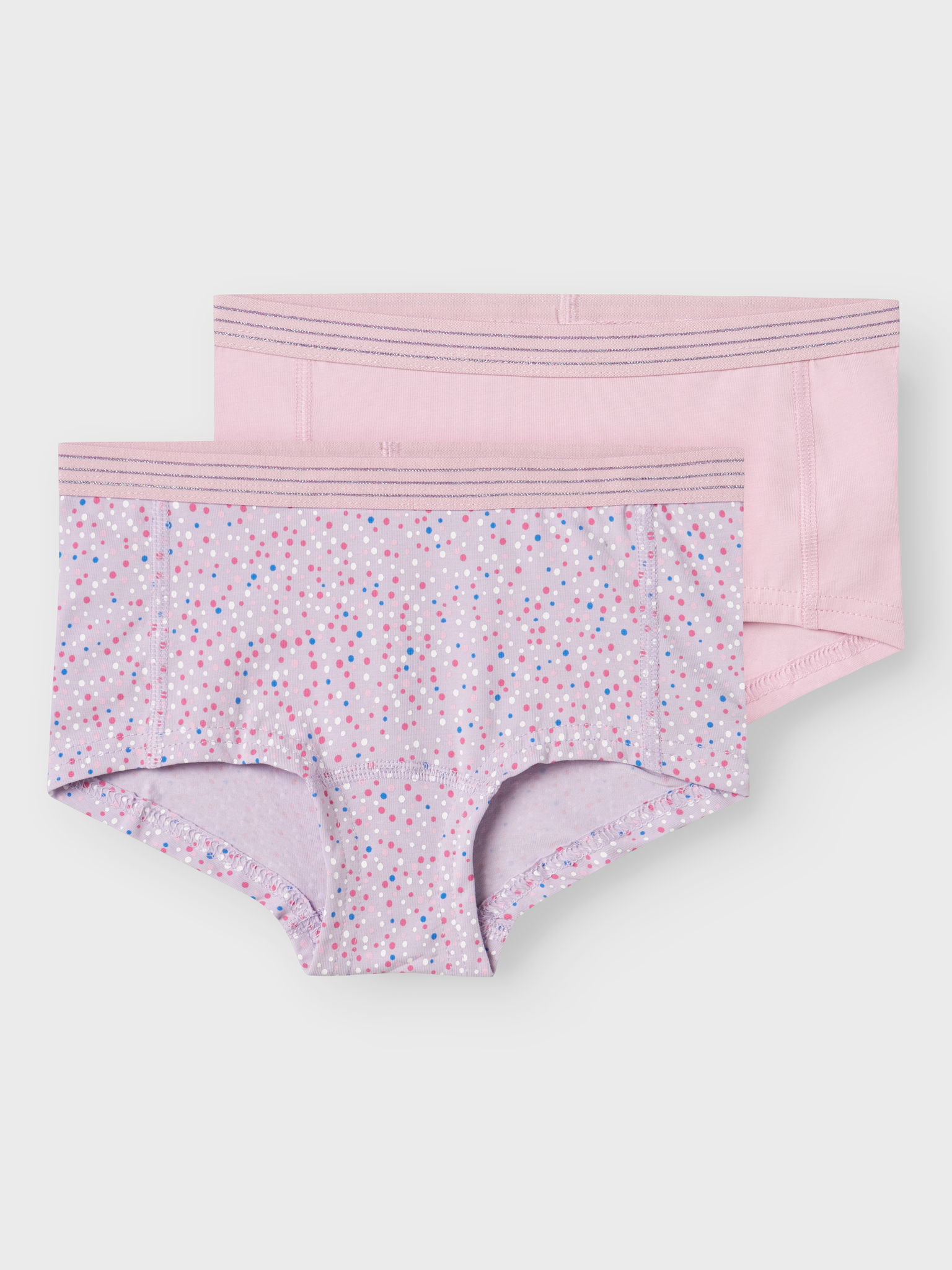 Name it zomer ondergoed meisjes - paars - 2p hipster - NkfHipster