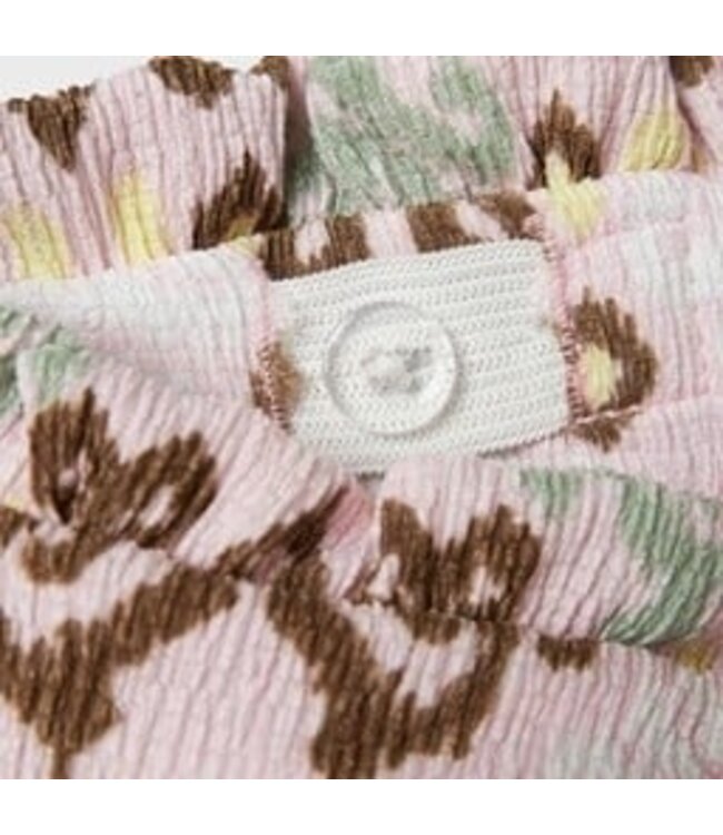 Name it zomer broek meisjes - wide fit - print beige - Nkfhamsa