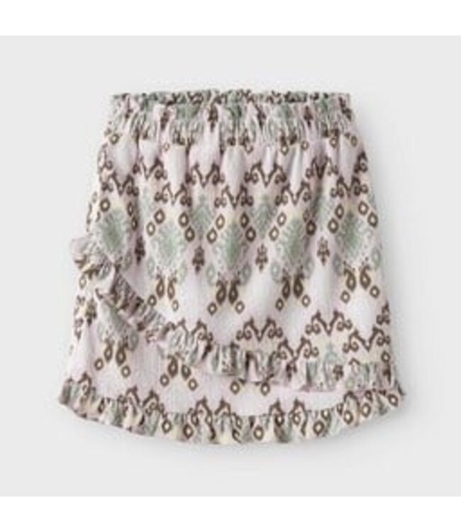 Name it zomer rok meisjes - print beige - Nkfhamsa