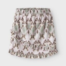 Name it zomer rok meisjes - print beige - Nkfhamsa afbeelding