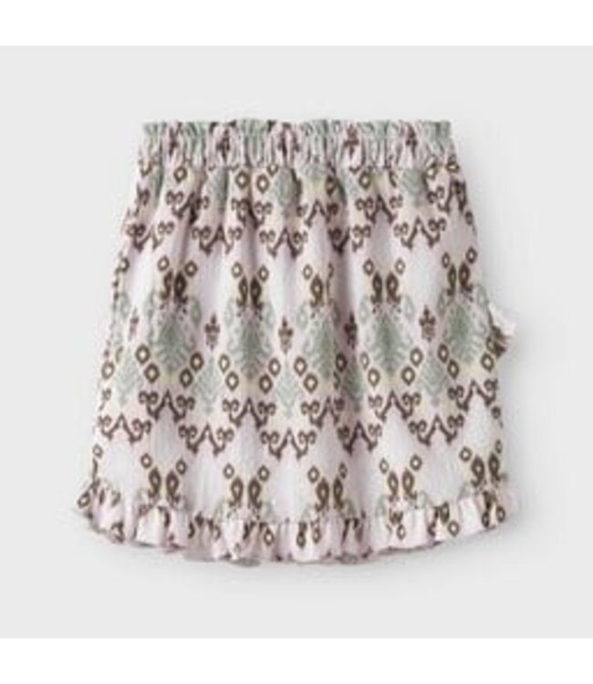 Name it zomer rok meisjes - print beige - Nkfhamsa