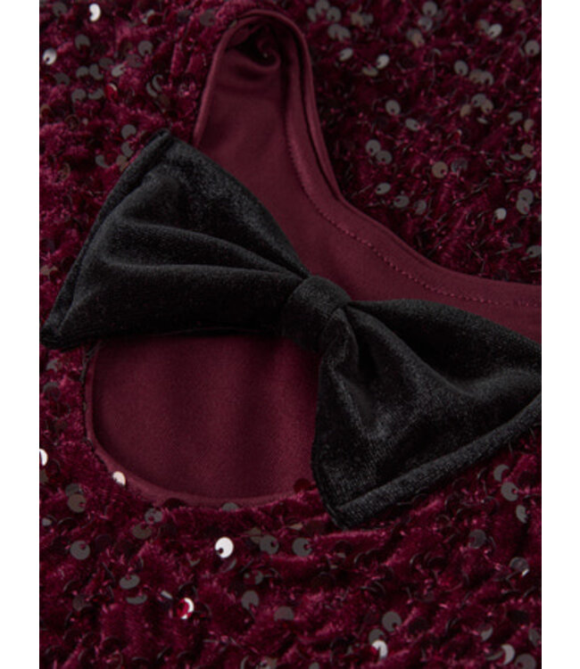 Name it winter jurk meisjes - paars - regular fit - NkfRusitta