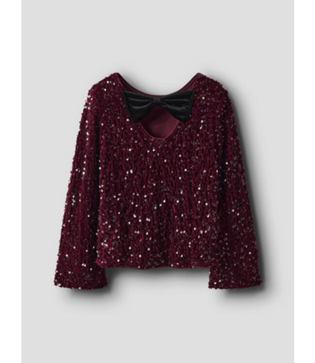 Name it winter blouse meisjes - paars - regular fit - NkfRusitta