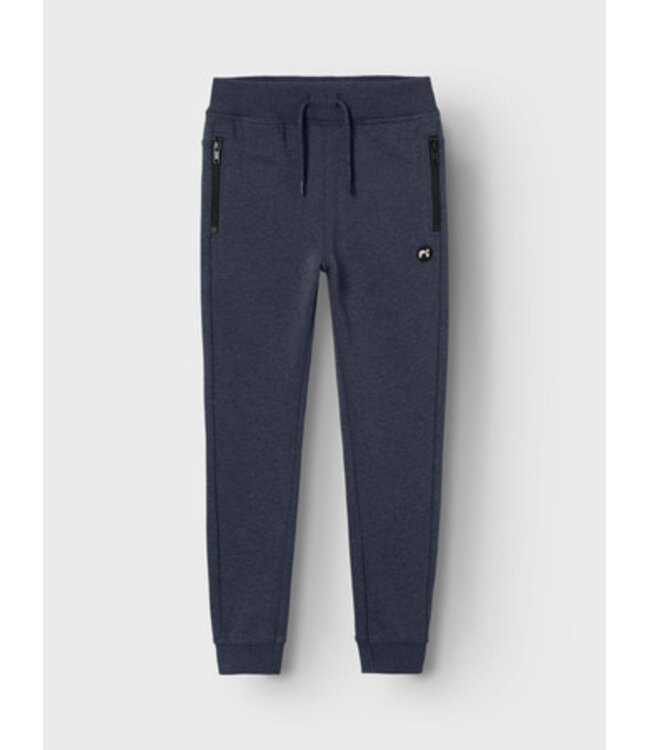 Name it winter sweat broek jongens - blauw - regular fit - NkmVimo