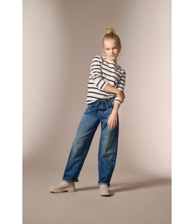 Kids ONLY winter jeansbroek meisjes - blauw - KogGianna - balloon fit