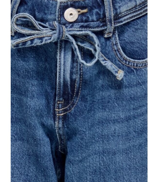 Kids ONLY winter jeansbroek meisjes - blauw - KogGianna - balloon fit