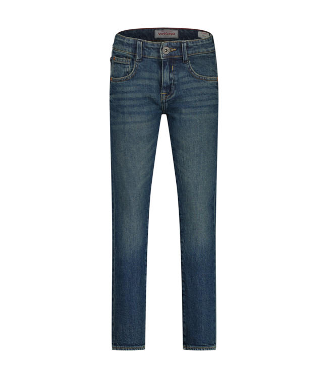 Vingino winter jeansbroek jongens - donker blauw - Darron - slim fit