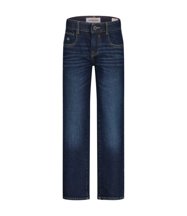 Vingino winter jeansbroek jongens - donker blauw - Brent - regular fit