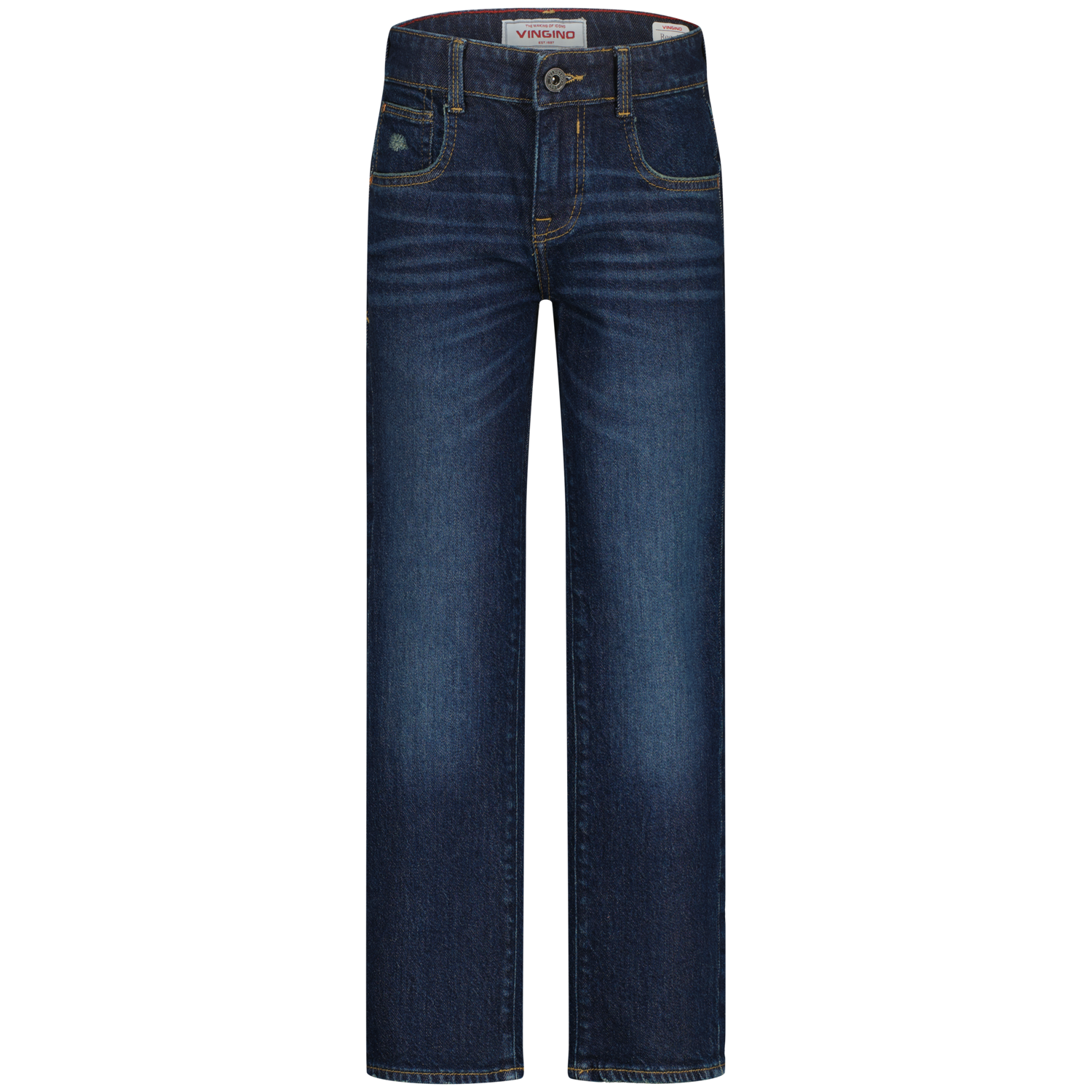 Vingino winter jeansbroek jongens - donker blauw - Brent - regular fit afbeelding