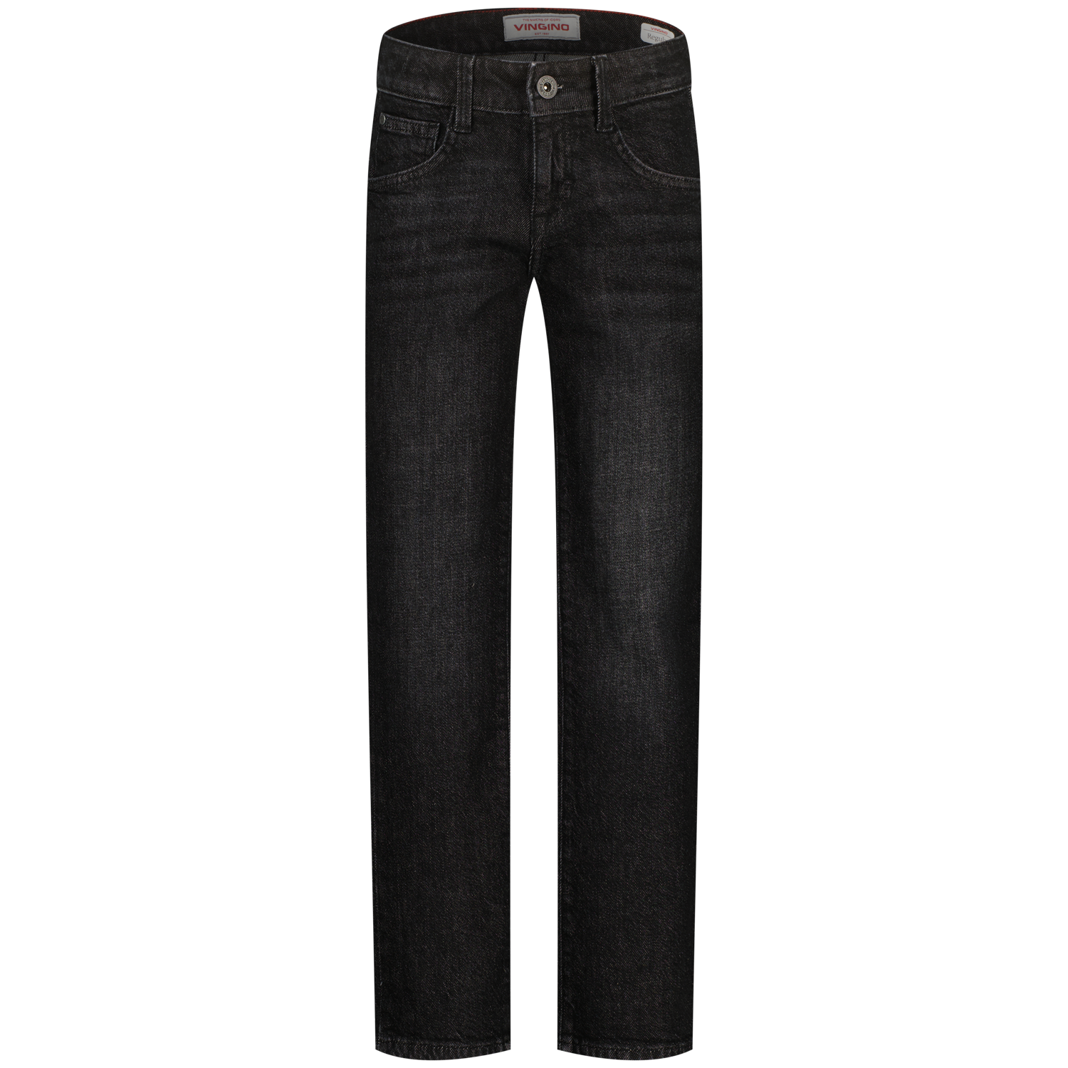 Vingino winter jeansbroek jongens - zwart - Brent - regular fit afbeelding