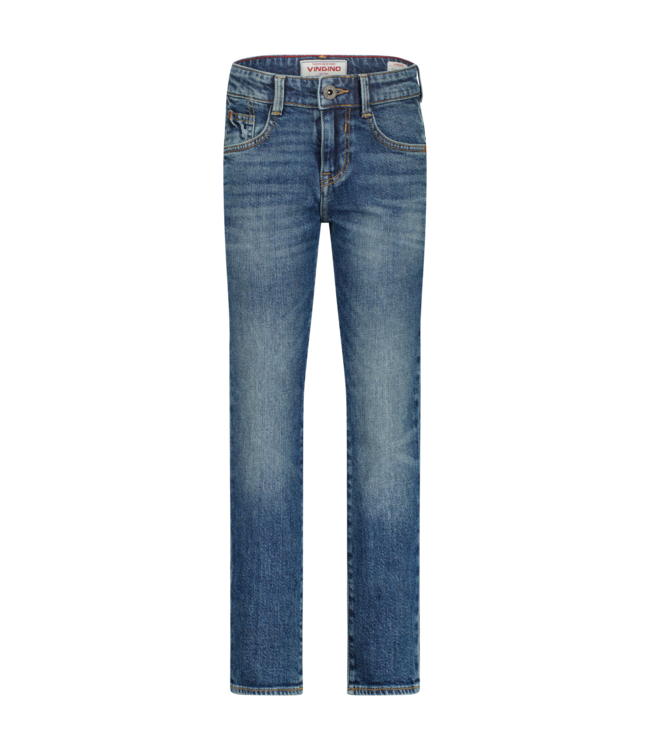 Vingino winter jeansbroek jongens - blauw - Pierre - straight fit