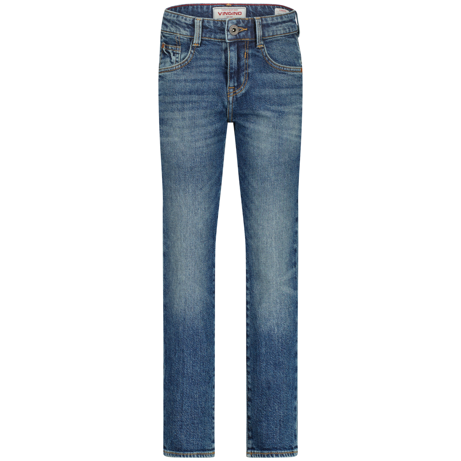 Vingino winter jeansbroek jongens - blauw - Pierre - straight fit afbeelding