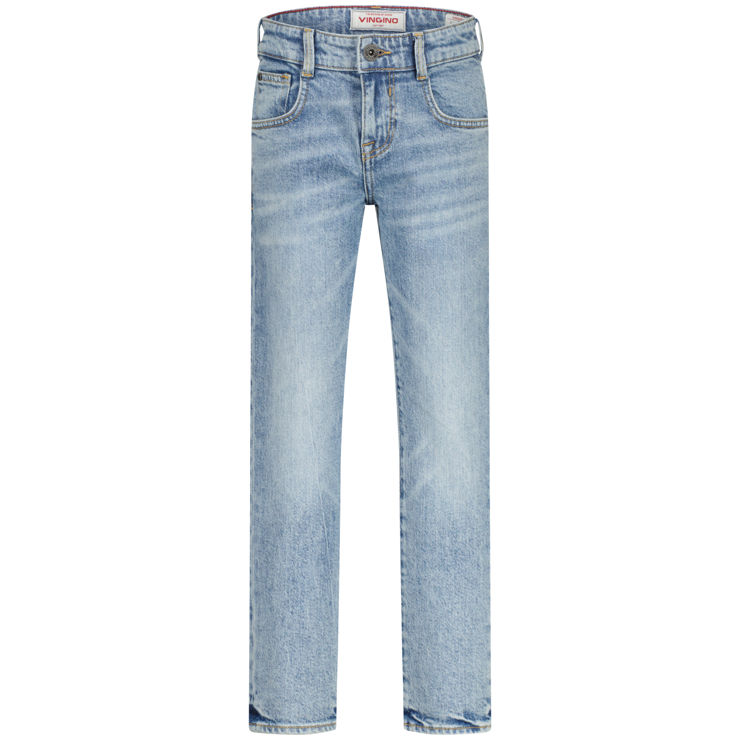 Vingino winter jeansbroek jongens - blauw - Pierre - straight fit afbeelding