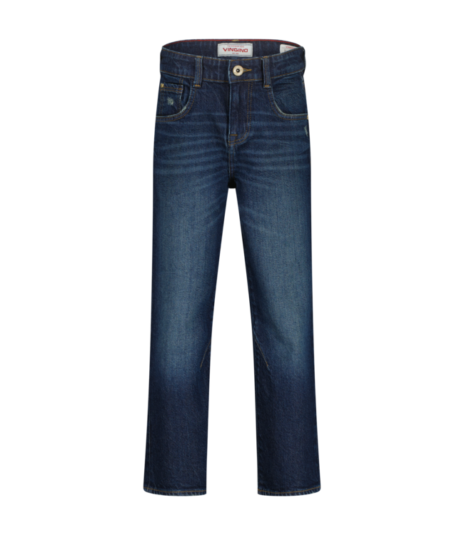 Vingino winter jeansbroek jongens - donker blauw - Geraldo - relaxed fit