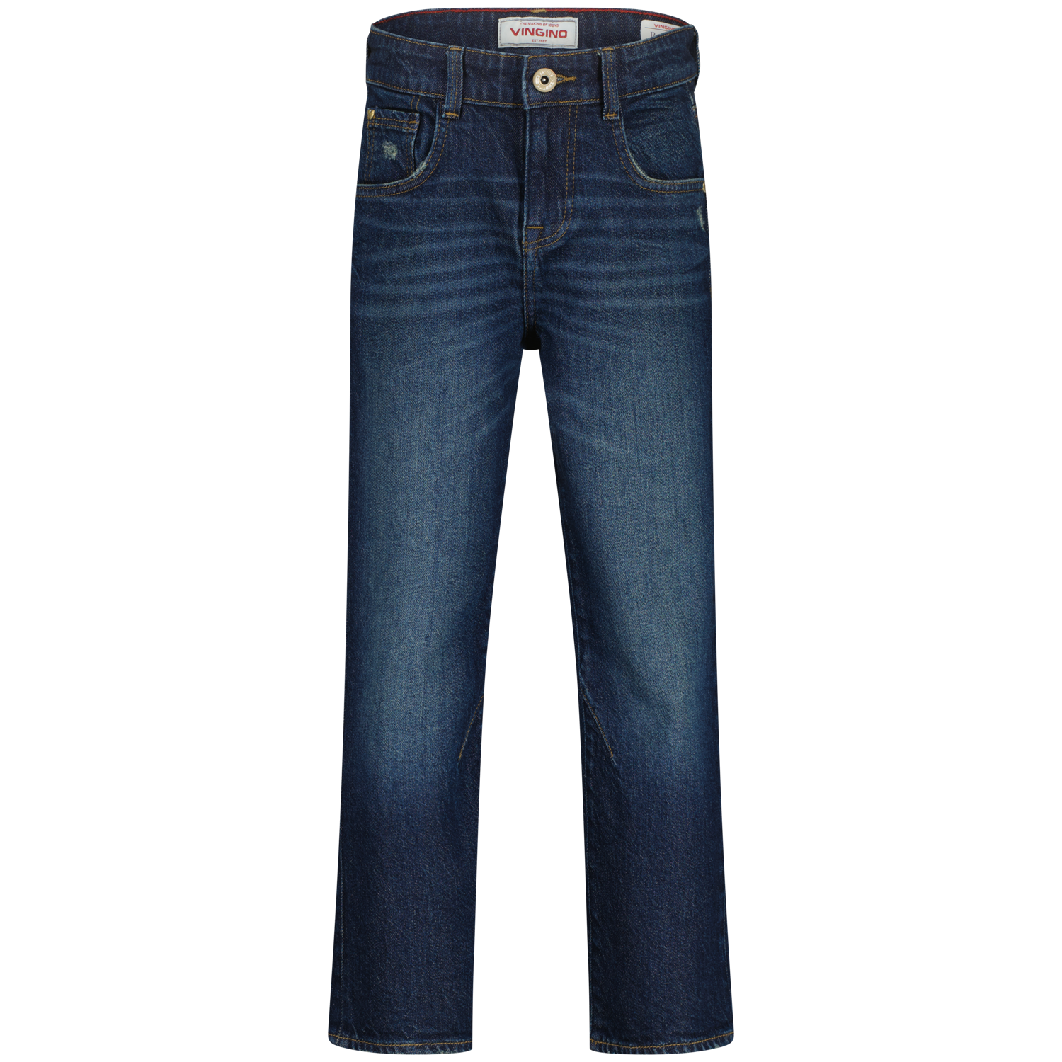 Vingino winter jeansbroek jongens - donker blauw - Geraldo - relaxed fit afbeelding