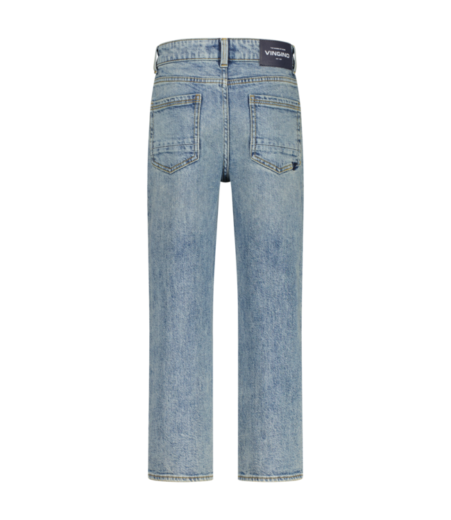 Vingino winter jeansbroek jongens - blauw - Geraldo - relaxed fit