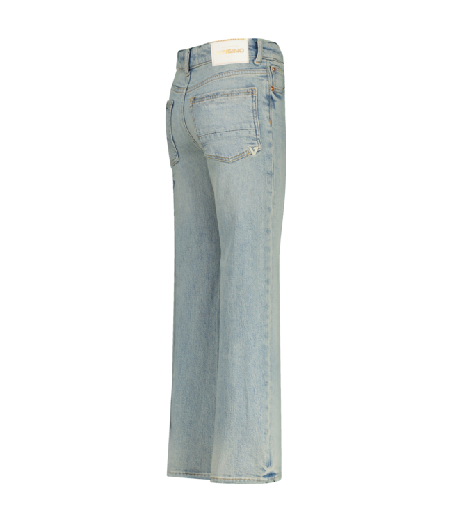 Vingino winter jeansbroek meisjes - blauw - Carey - straight flare fit
