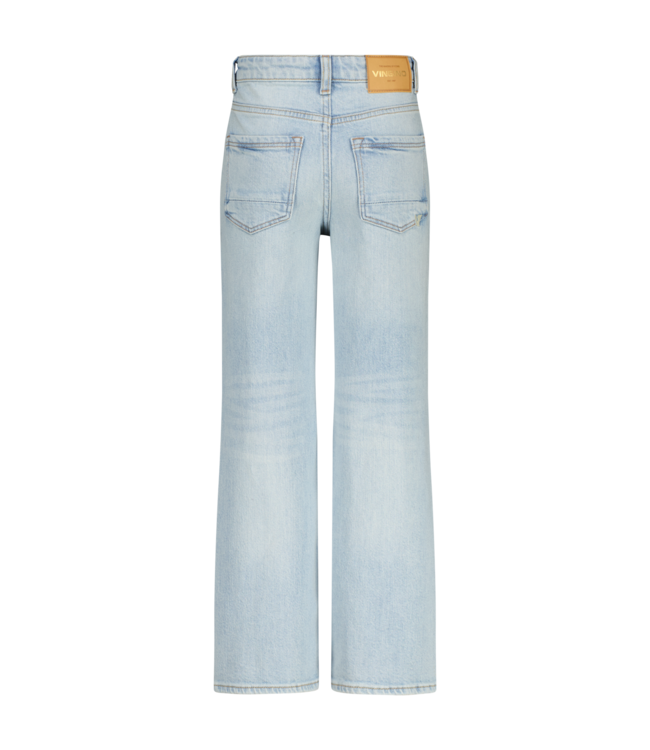 Vingino winter jeansbroek meisjes - blauw - Cecile - wide leg fit