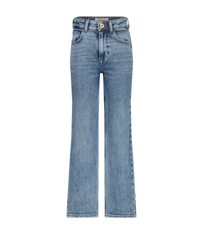 Vingino winter jeansbroek meisjes - blauw - Cecile - wide leg fit