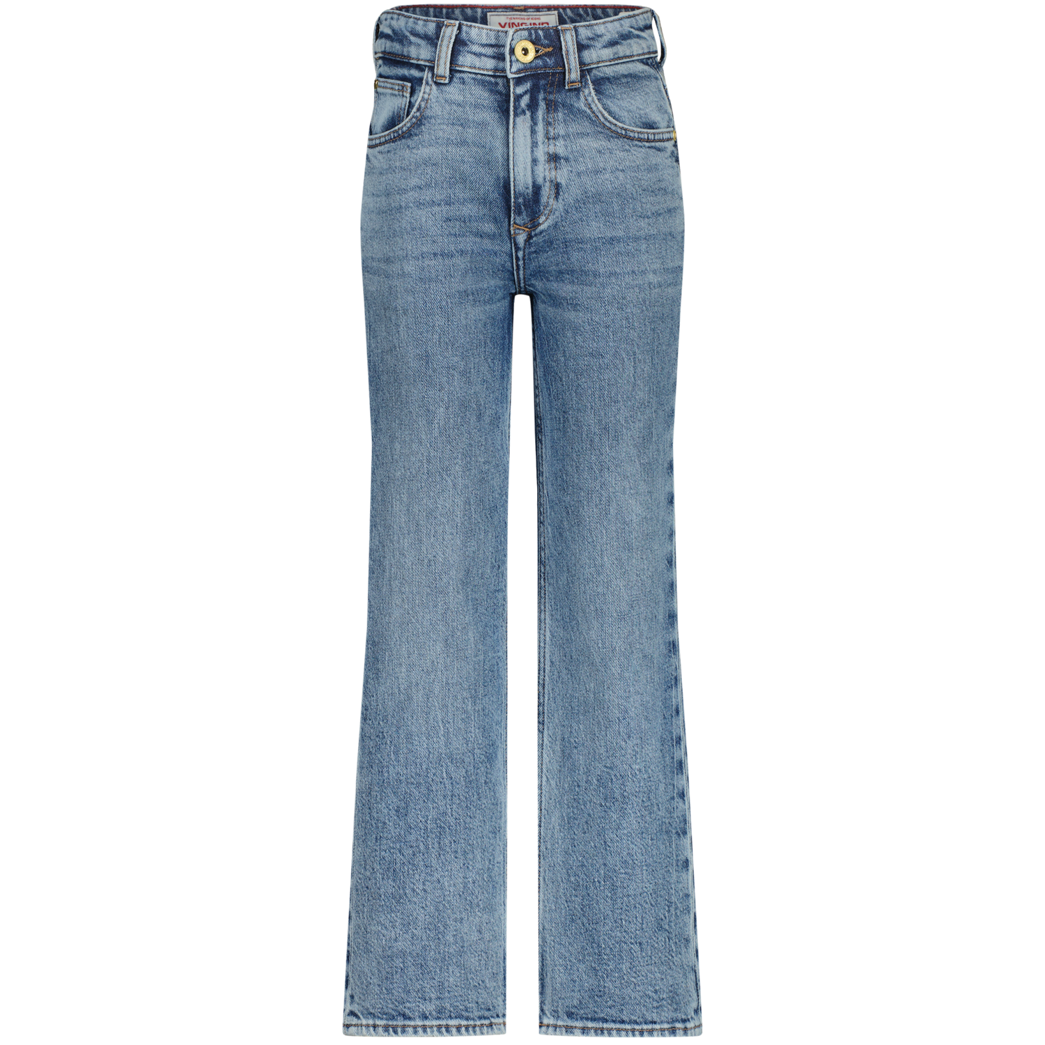 Vingino winter jeansbroek meisjes - blauw - Cecile - wide leg fit afbeelding
