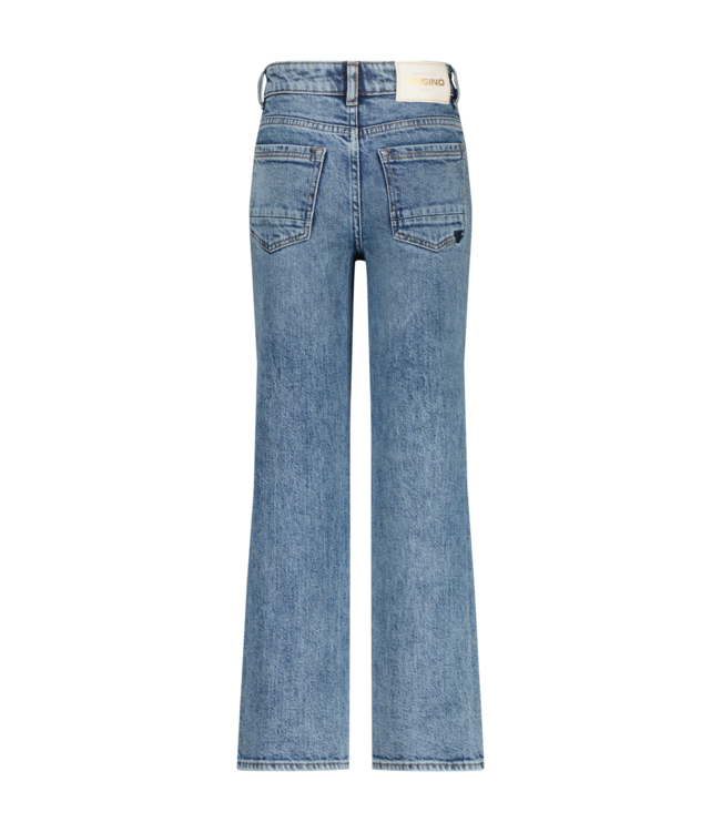 Vingino winter jeansbroek meisjes - blauw - Cecile - wide leg fit