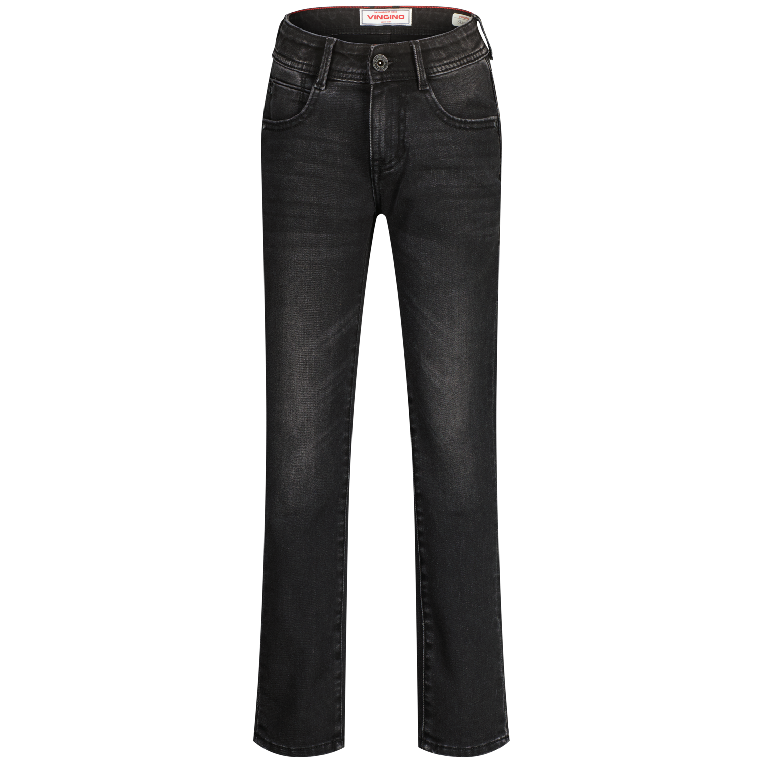 Vingino winter jeansbroek jongens - zwart - Apache icon - skinny fit afbeelding