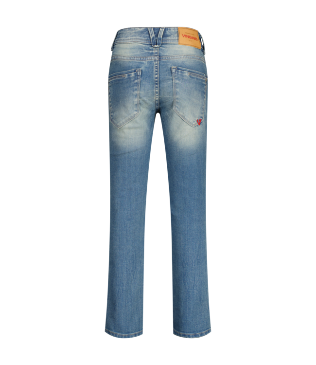 Vingino winter jeansbroek jongens - blauw - Apache icon - skinny fit