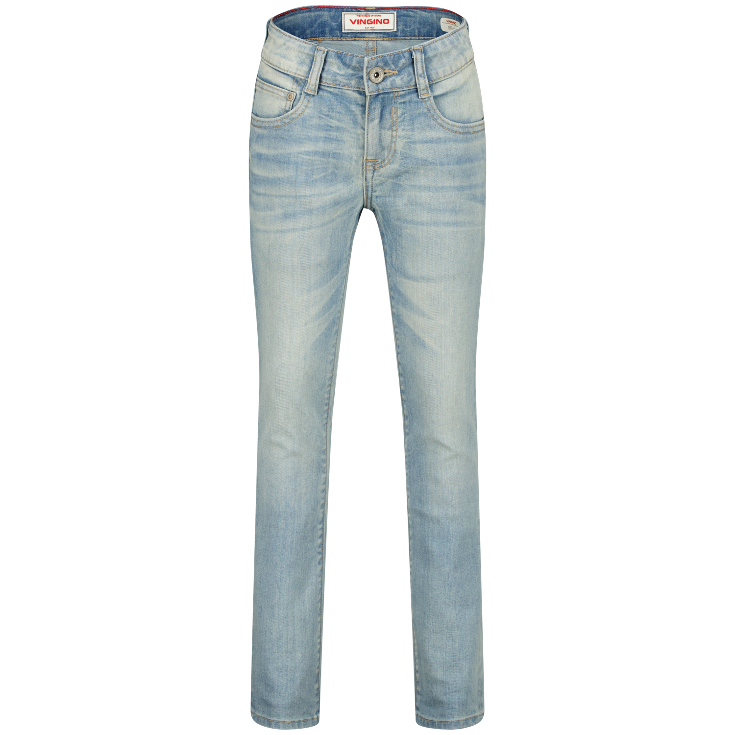 Vingino winter jeansbroek jongens - blauw - Diego icon - slim fit afbeelding