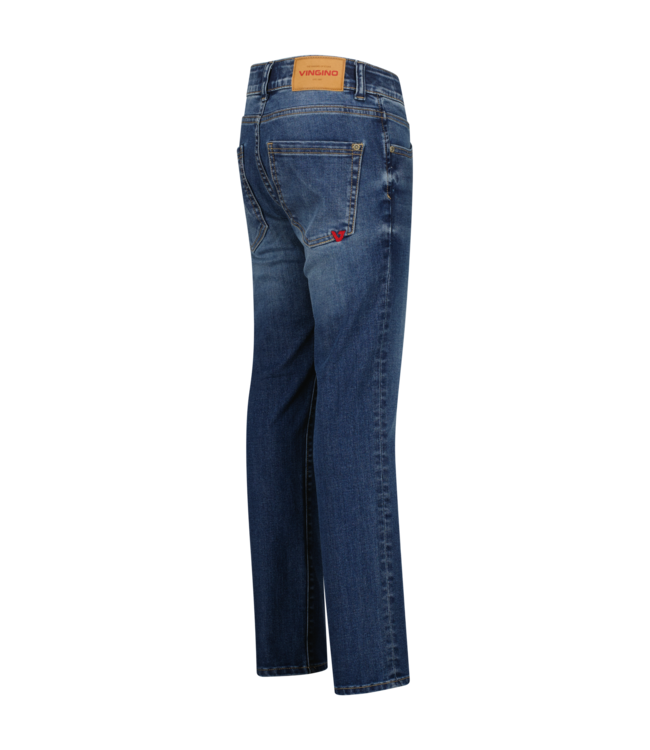 Vingino winter jeansbroek jongens - blauw - Diego icon - slim fit