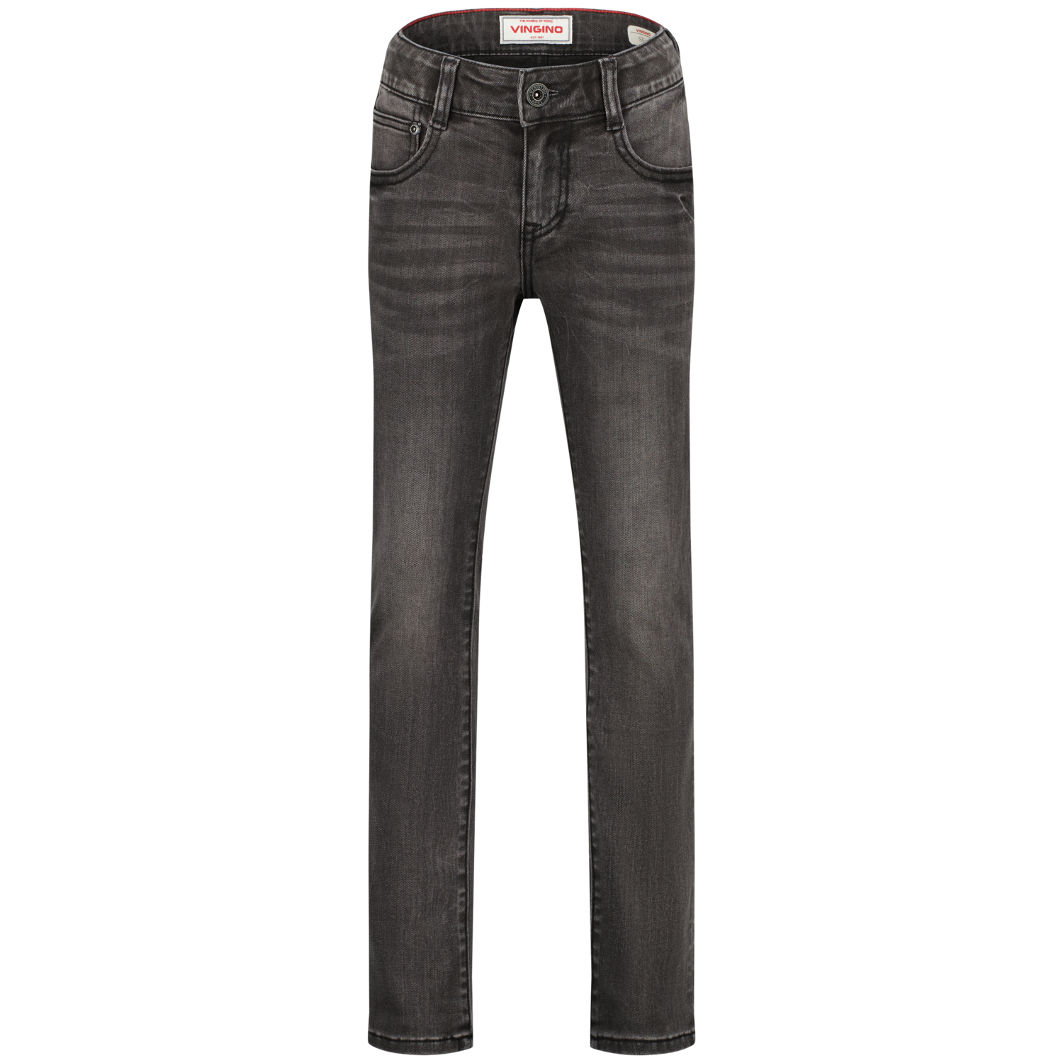 Vingino winter jeansbroek jongens - grijs - Diego icon - slim fit afbeelding