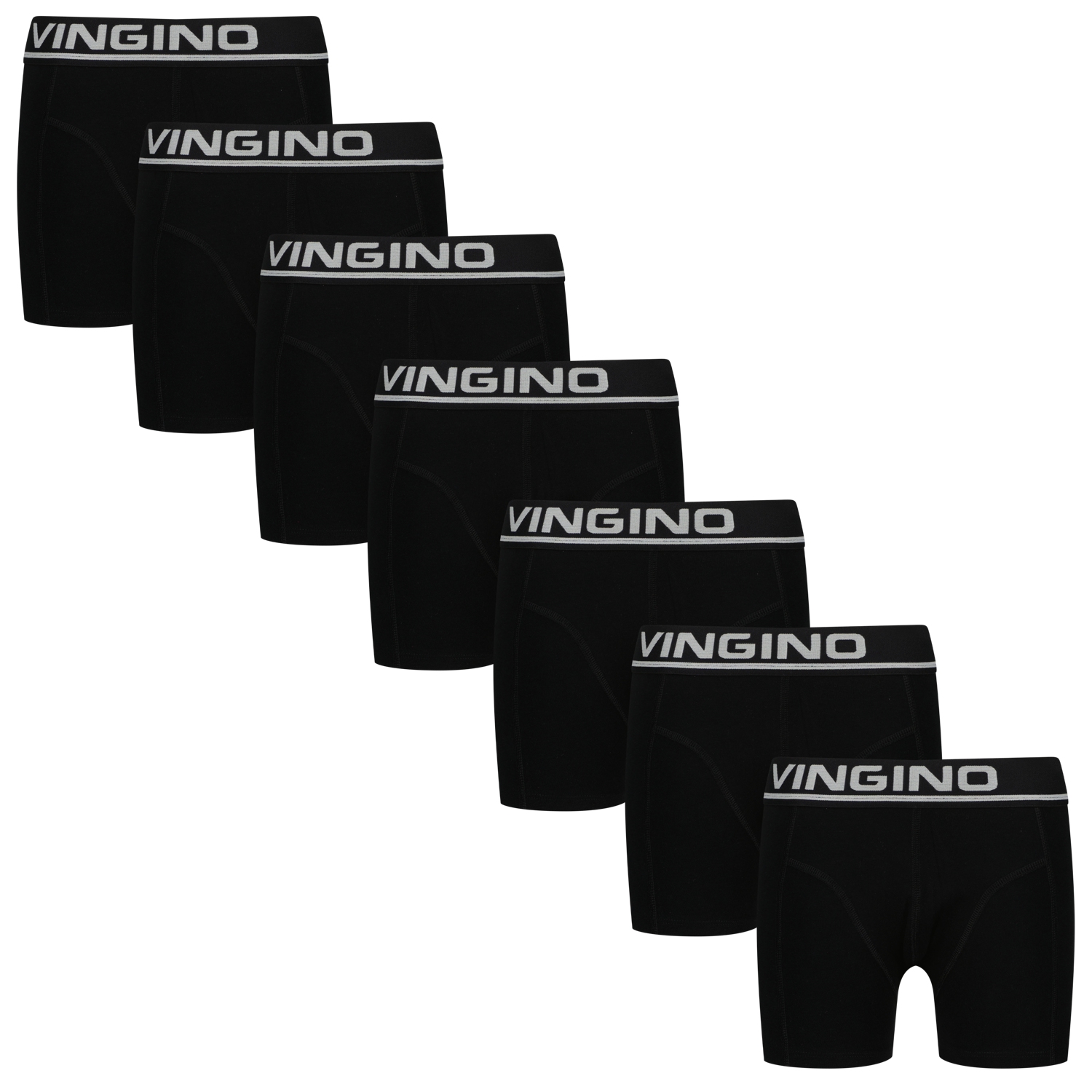 Vingino winter ondergoed jongens - zwart - Boys-boxer-7pack afbeelding