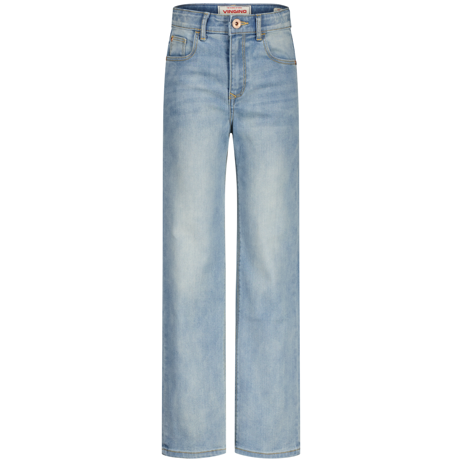 Vingino winter jeansbroek meisjes - blauw - Giulia icon - wide leg fit afbeelding