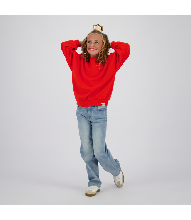 Vingino winter jeansbroek meisjes - blauw - Giulia icon - wide leg fit