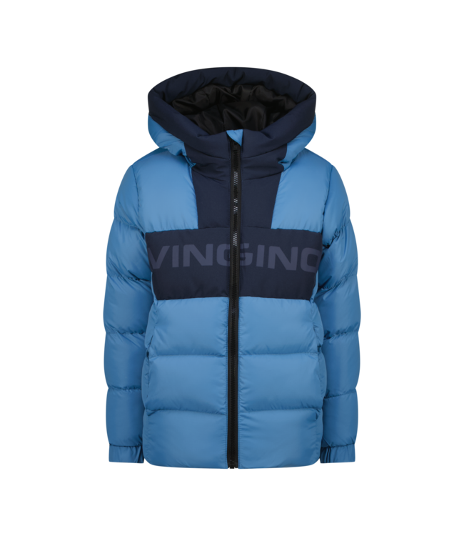 Vingino winter jas jongens - blauw - Tazol - kort