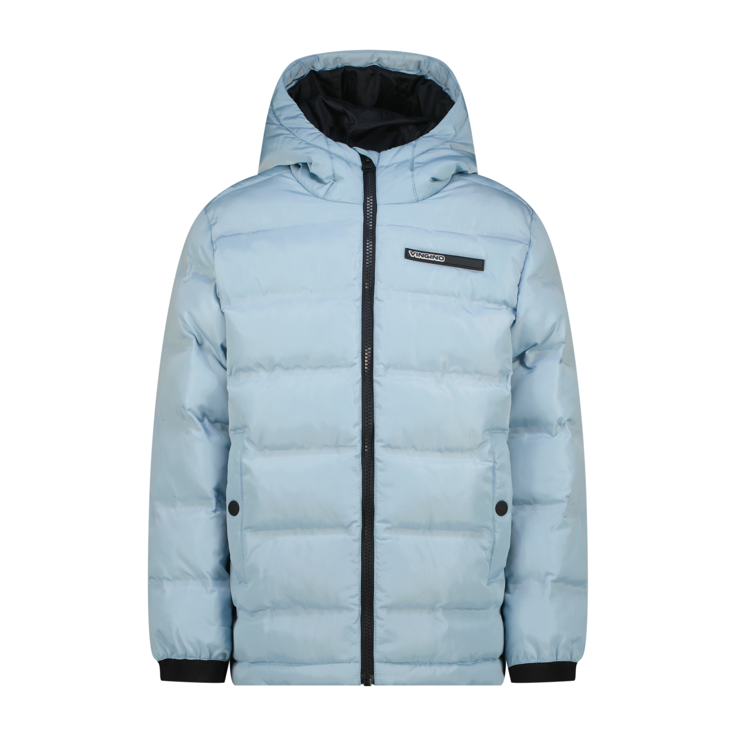 Vingino winter jas jongens - blauw - Tisal - kort afbeelding
