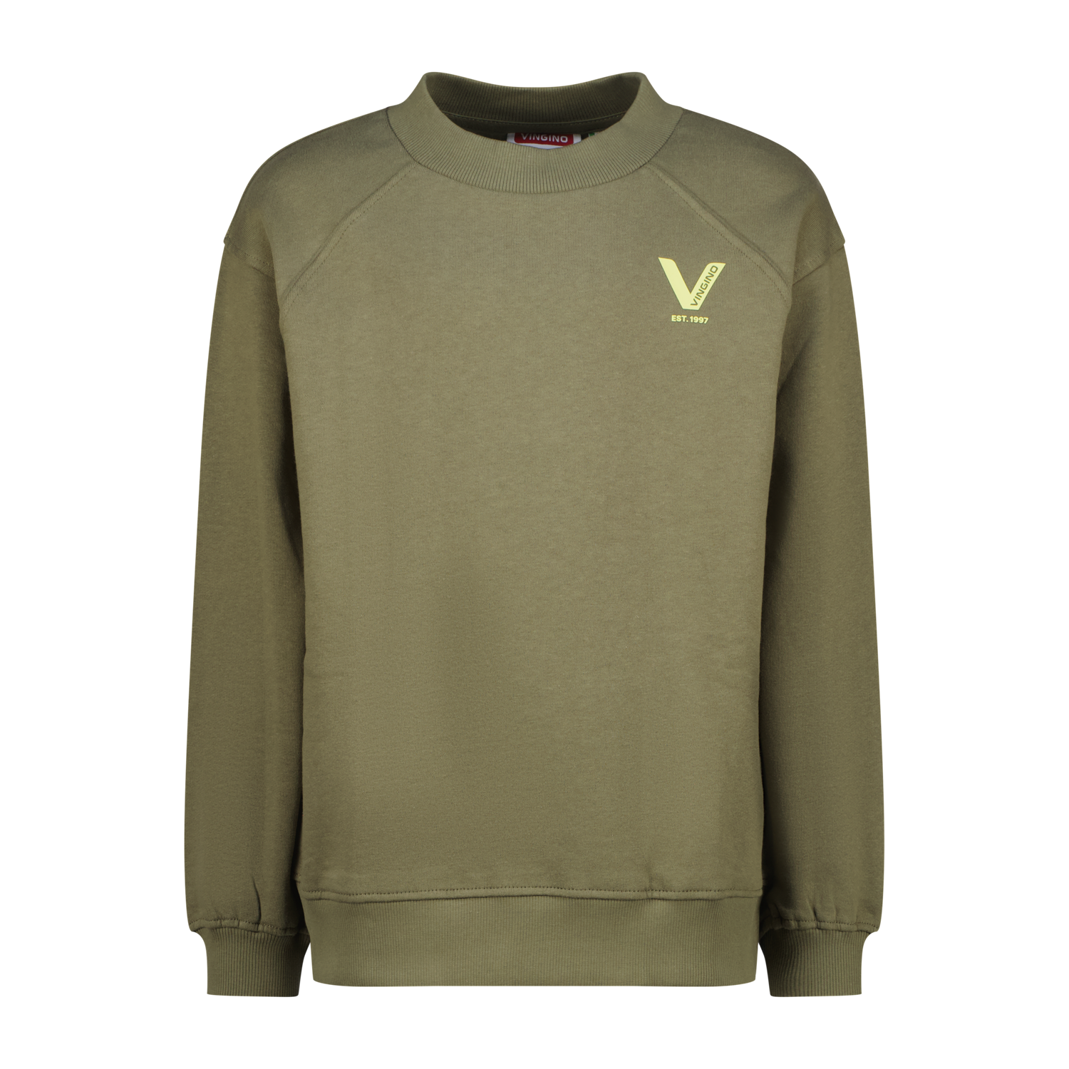 Vingino winter sweater jongens - donker groen - Navido - regular fit afbeelding