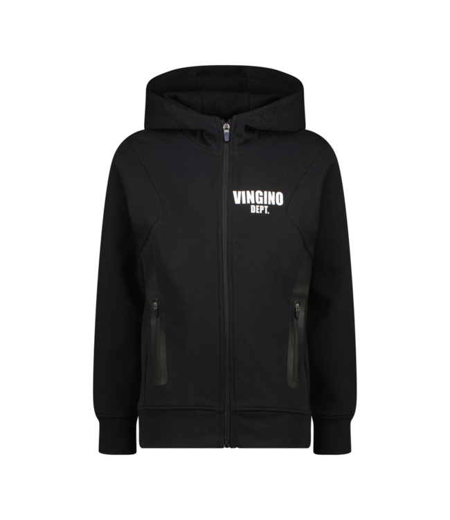 Vingino winter vest jongens - zwart - Oley - classic
