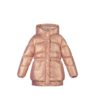Le Chic winter winterjas meisjes - rood - Billie - folie, stippen