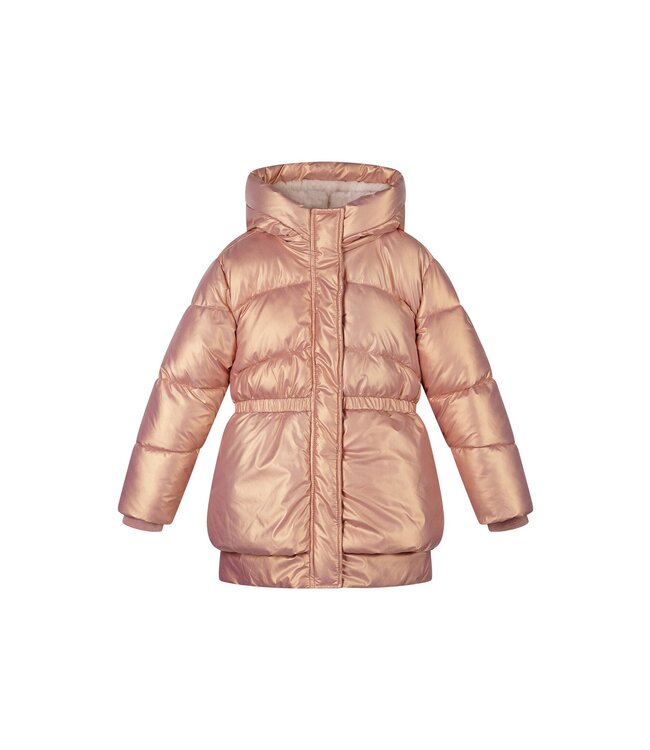 Le Chic winter winterjas meisjes - rood - Billie - folie, stippen