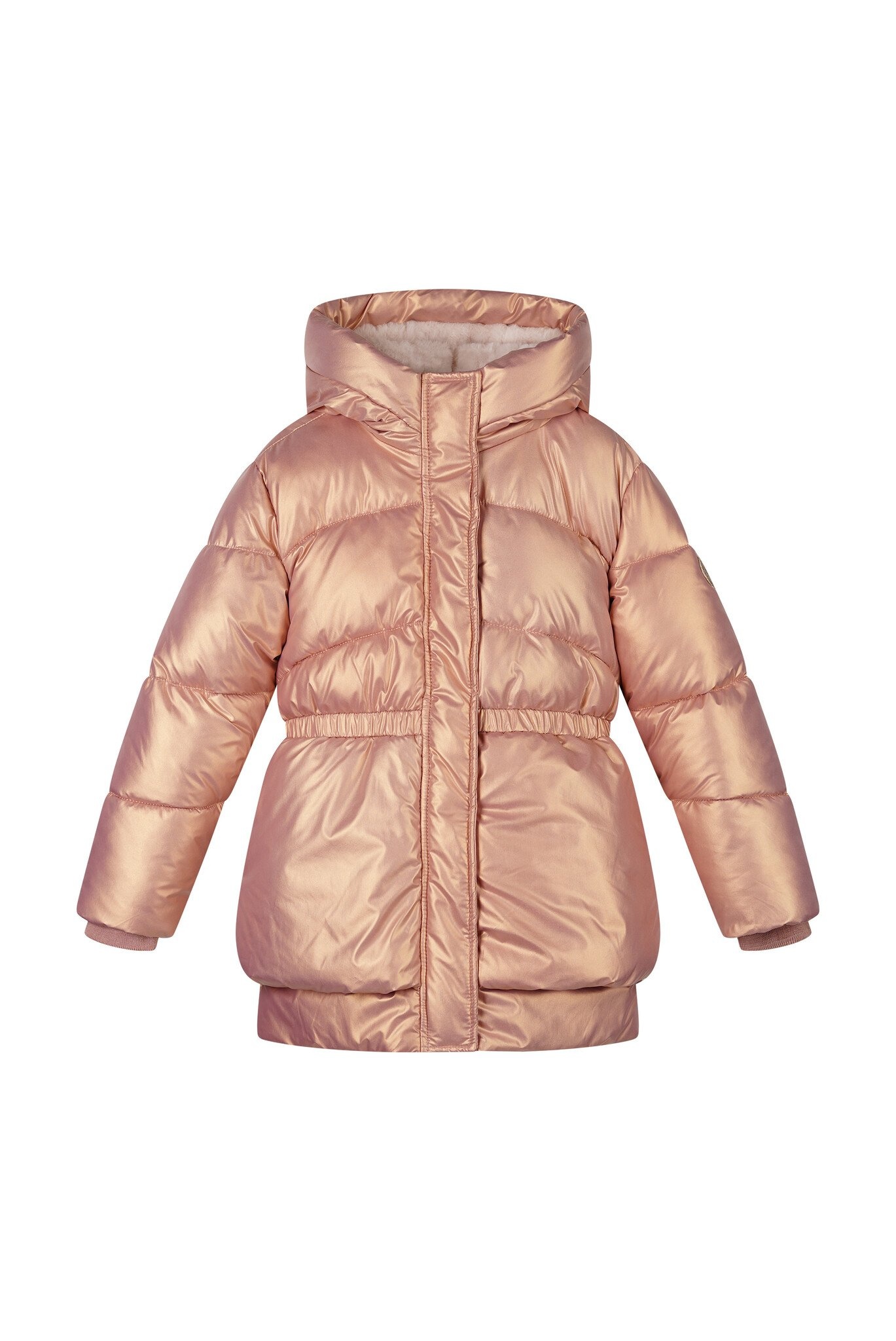 Le Chic winter winterjas meisjes - rood - Billie - folie, stippen afbeelding