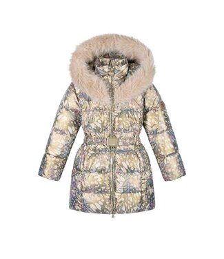 Le Chic winter winterjas meisjes - goud - Bodette - AOP vlinder
