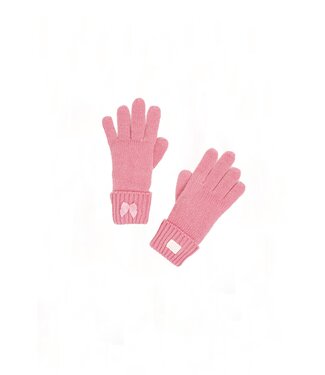 Le Chic winter handschoenen meisjes - roze - Rowrow - gebeid