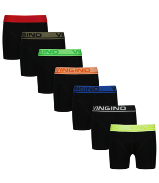 Vingino winter ondergoed jongens - zwart - Boys-boxer-7pack