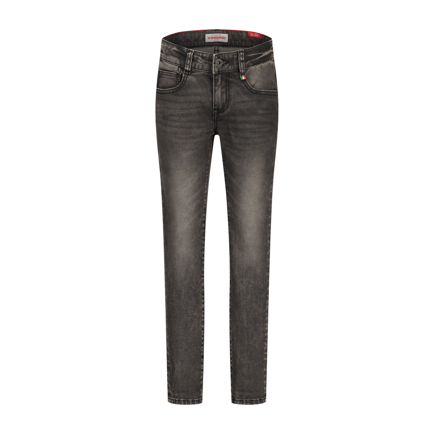 Vingino winter jeansbroek jongens - donker grijs - Aron - skinny fit afbeelding