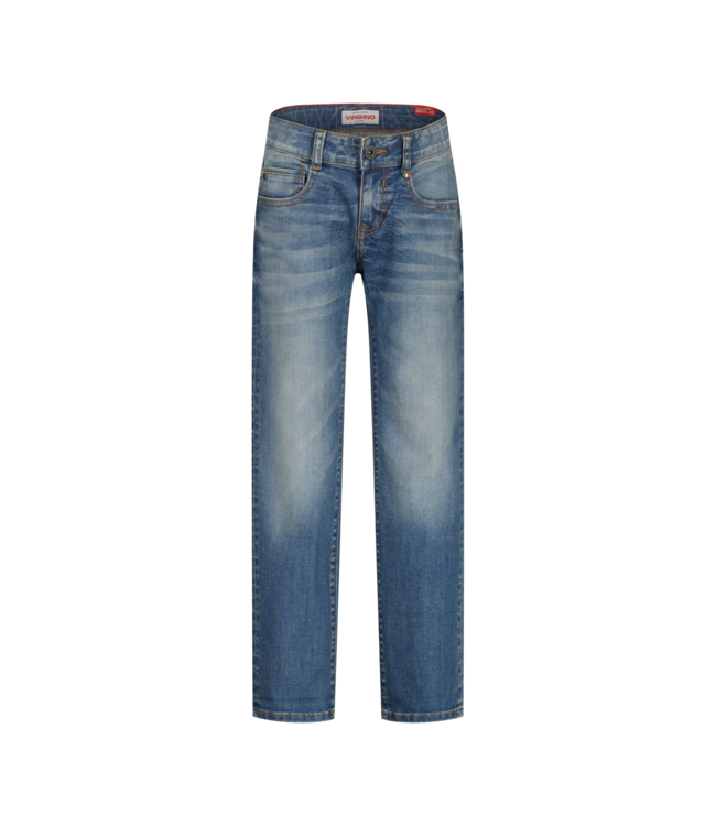 Vingino winter jeansbroek jongens - blauw - Bruno - regular fit