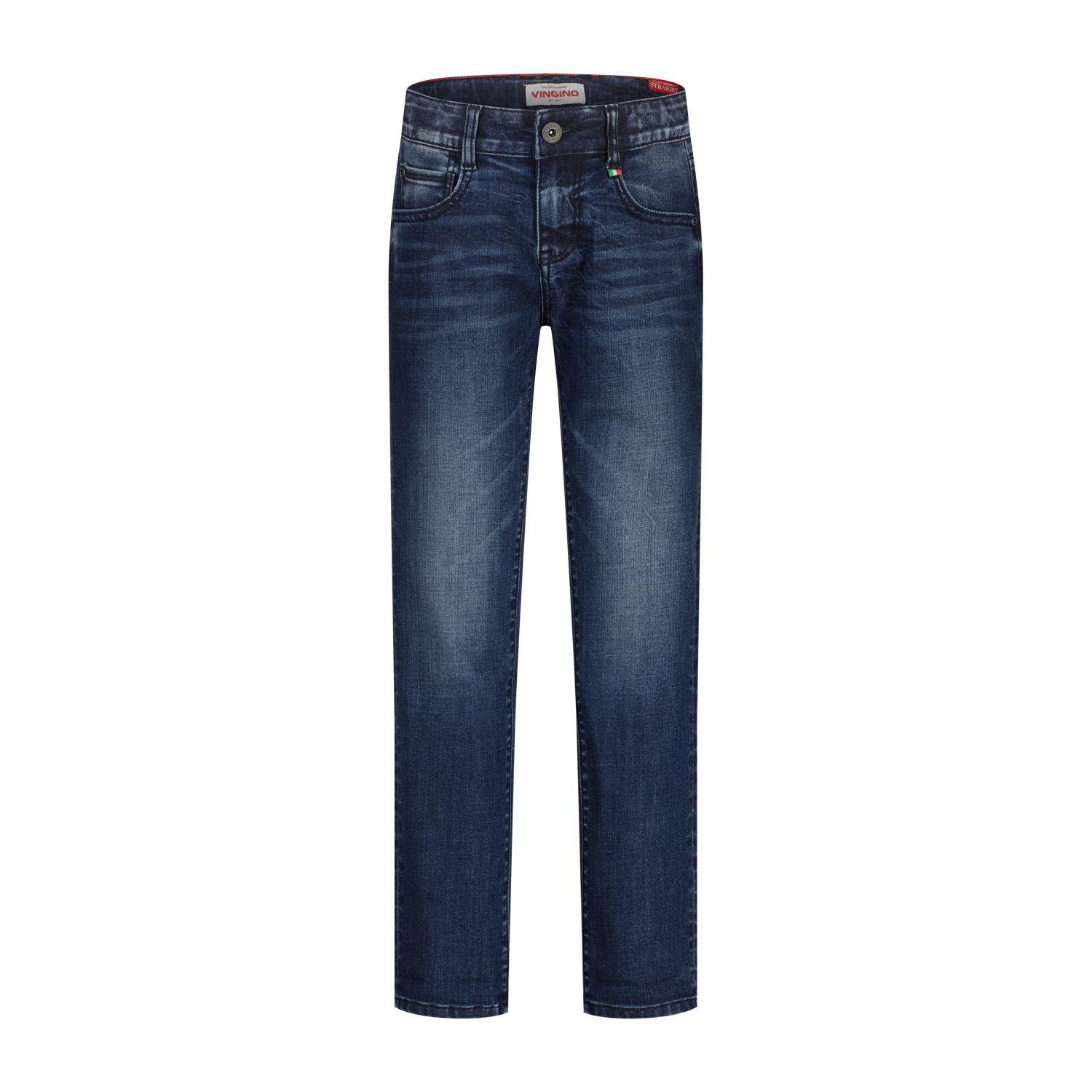Vingino winter jeansbroek jongens - blauw - Paolo - straight fit afbeelding